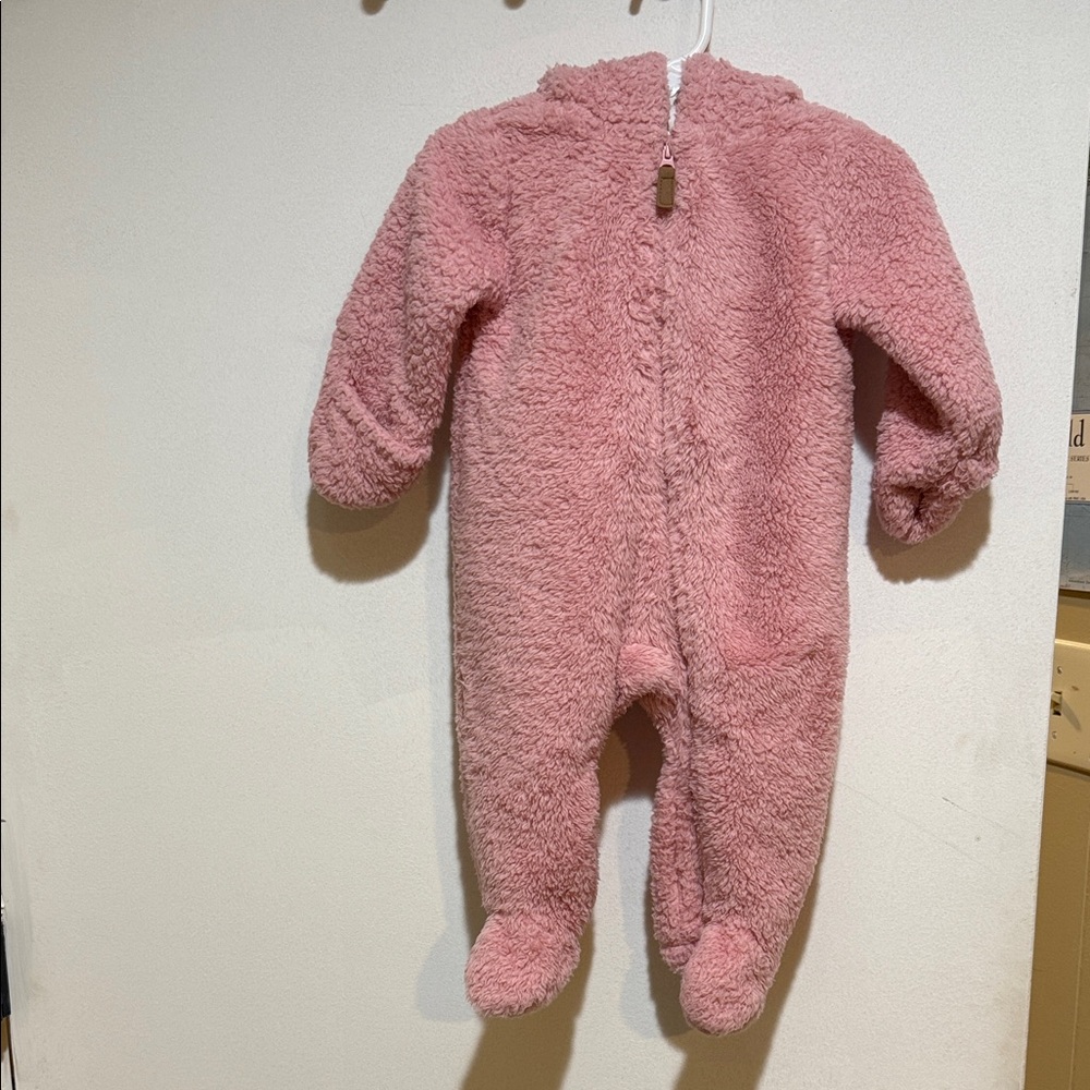Cozy Pink Fleece Kids One Piece